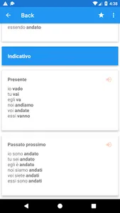 Coniugazione italiano screenshot 2