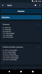 Conjugação português screenshot 5
