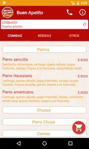 Buen apetito - Comidas rápidas screenshot 1