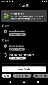 DoIt: To-do list, tarefas & le screenshot 2