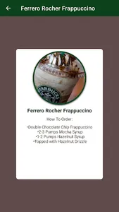 Secret Menu for Starbucks screenshot 0