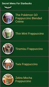 Secret Menu for Starbucks screenshot 5