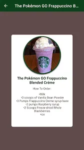 Secret Menu for Starbucks screenshot 6