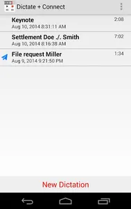 Dictate + Connect Free screenshot 1