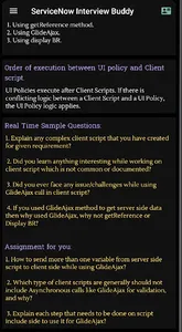 ServiceNow Interview Buddy screenshot 5