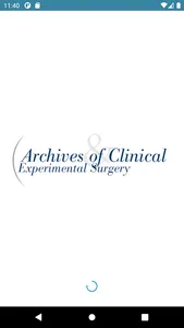 Archives of Clinical and Exper screenshot 0