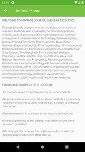 Mintage Journal of Pharmaceuti screenshot 3