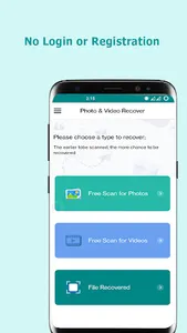 Photo and video recovery screenshot 1