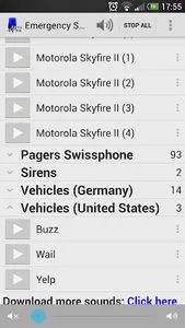 Emergency sounds Full screenshot 0