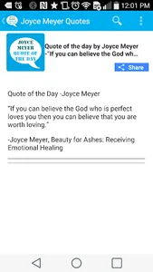 Joyce Meyer Quote of the Day screenshot 1