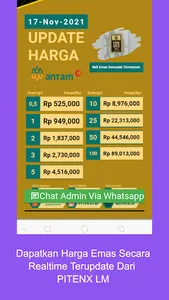 PITENX LM - Jual Beli Emas Sem screenshot 2