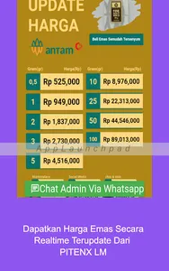 PITENX LM - Jual Beli Emas Sem screenshot 7