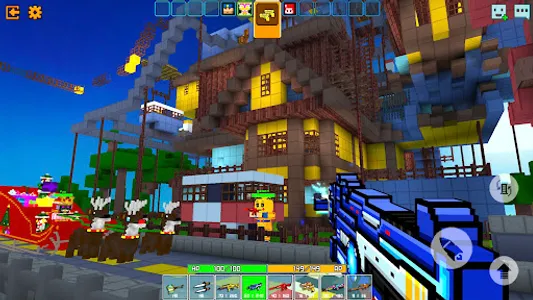 Cops N Robbers:Pixel Craft Gun screenshot 1