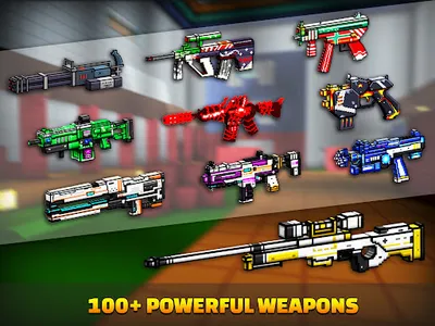 Cops N Robbers:Pixel Craft Gun screenshot 12