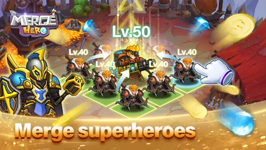 Merge Hero:Tower Defense Game screenshot 0