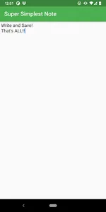 Super Simplest Note screenshot 0