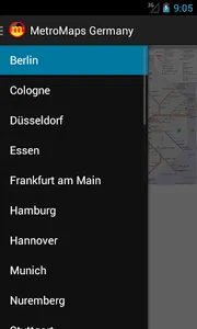 MetroMaps Germany screenshot 1