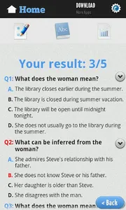 English Reading Test screenshot 3