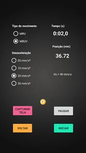 BCinemática - MRU & MRUV screenshot 0
