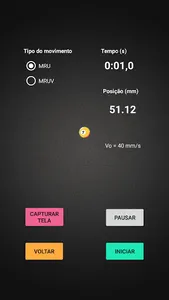 BCinemática - MRU & MRUV screenshot 1
