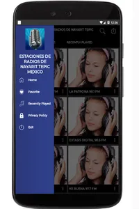 radios of Nayarit Tepic Mexico screenshot 1