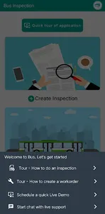 Bus Inspection Maintenance App screenshot 1