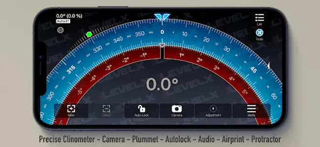 Protractor + Bubble Level ° screenshot 9