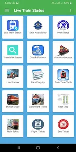 Live Train PNR Seat Station screenshot 0