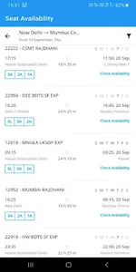 Live Train PNR Seat Station screenshot 3