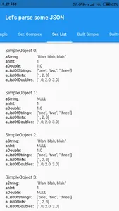 JSON Display screenshot 2