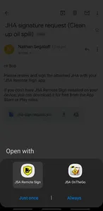 JSA Remote Sign screenshot 1