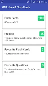 OCA FlashCards - Java 8 1Z0-80 screenshot 0
