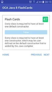 OCA FlashCards - Java 8 1Z0-80 screenshot 3