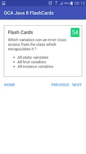 OCA Java 8 FlashCards - 1Z0-80 screenshot 2