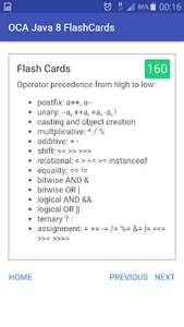 OCA Java 8 FlashCards - 1Z0-80 screenshot 5