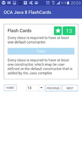 OCA Java 8 FlashCards - 1Z0-80 screenshot 8
