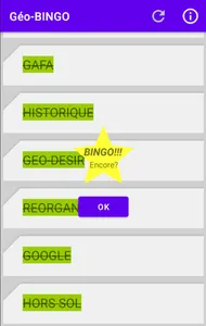 GéoBingo screenshot 1