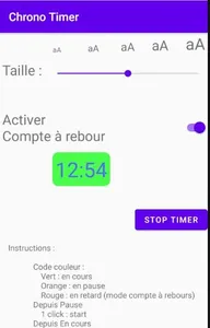 Stopwatch/Countdown - Overlaid screenshot 1