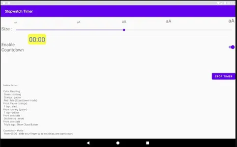 Stopwatch/Countdown - Overlaid screenshot 7