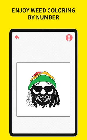 weed coloring book by number screenshot 6