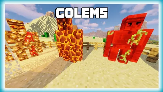 Golems Mod for Minecraft screenshot 2