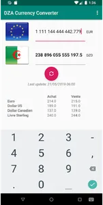 Currency exchange rate Square  screenshot 1