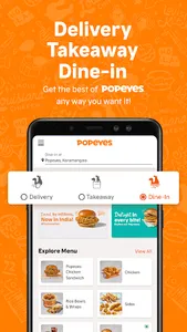Popeyes India: Food Delivery screenshot 0
