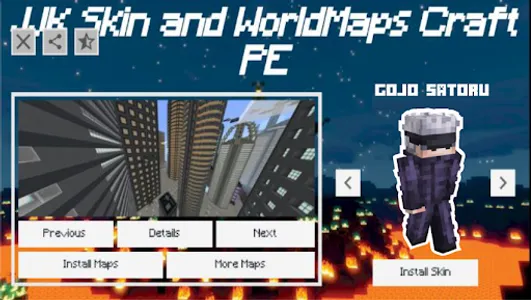 JJK Skin Yuji and Maps for MCP screenshot 2