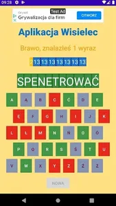 Aplikacja Wisielec screenshot 3