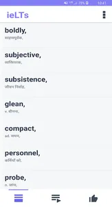 ieLTs_NHinDi Voca screenshot 1
