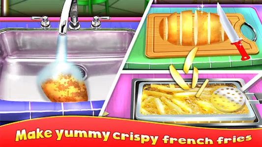 Fast Food Stand - Fried Foods screenshot 0