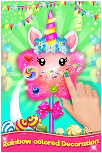 Rainbow Cotton Candy Maker screenshot 2