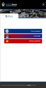 Junta Departamental Rocha screenshot 2