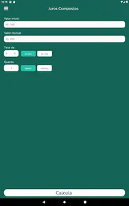 Calculadora: Juros Compostos screenshot 8